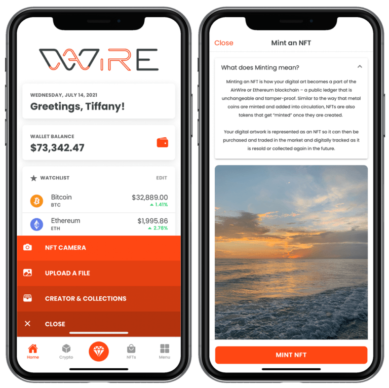NFT Your Life with AirWire Mobile App PlatoBlockchain Data Intelligence. Vertical Search. Ai.