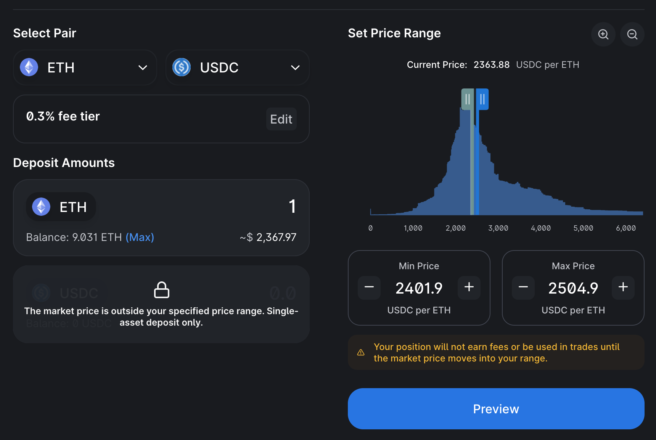 Earn Fees for Trading on Uniswap v3: How To Make Limit Orders PlatoBlockchain Data Intelligence. Vertical Search. Ai.