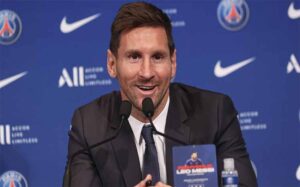 Gabung Paris Saint-Germain und Lionel Messi teilten die Kripto PlatoBlockchain Data Intelligence mit. Vertikale Suche. Ai.