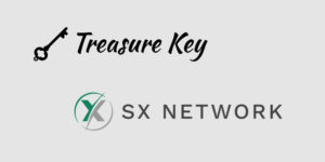 游戏 dApp TreasureKey 与 SX Network 区块链 PlatoBlockchain 数据智能集成。垂直搜索。人工智能。