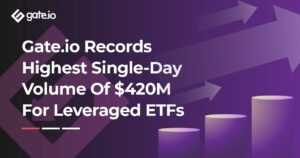 Gate.io odnotowuje najwyższy jednodniowy wolumen w wysokości 420 mln USD dla lewarowanych funduszy ETF PlatoBlockchain Data Intelligence. Wyszukiwanie pionowe. Aj.