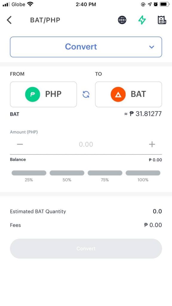 Como comprar Basic Attention Token (BAT) nas Filipinas PlatoBlockchain Data Intelligence. Pesquisa Vertical. Ai.