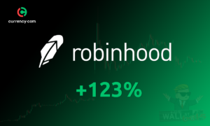 Robinhood Shares Gain 123% After IPO PlatoBlockchain Data Intelligence. Vertical Search. Ai.