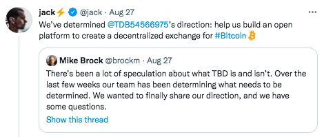 Square’s TBD Is Working on ‘Decentralize Exchange for Fiat’ PlatoBlockchain Data Intelligence. Vertical Search. Ai.