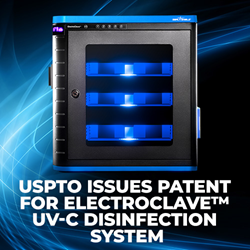 USPTO ثبت اختراع را برای ElectroClave™ سیستم ضد عفونی UV-C Blockchain PlatoBlockchain Data Intelligence صادر می کند. جستجوی عمودی Ai.