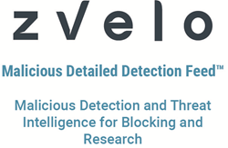 zvelo เผยแพร่ Malicious Detailed Detection Feed™ — ข้อมูลเมตาของการตรวจจับภัยคุกคามที่เป็นอันตรายทั่วโลกพร้อม Metadata และ IOC สำหรับการบล็อกและวิจัยภัยคุกคาม PlatoBlockchain Data Intelligence ค้นหาแนวตั้ง AI.