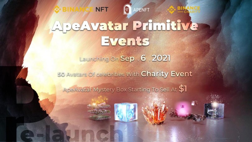 Binance and APENFT Are To Co-host the ApeAvatar Charity Mystery Box Event on September 6th APENFT PlatoBlockchain Data Intelligence. Vertical Search. Ai.