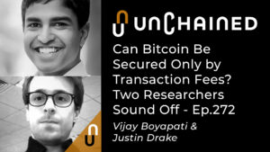 Ali je bitcoin mogoče zavarovati le s transakcijskimi provizijami? Dva raziskovalca govorita o podatkovni inteligenci PlatoBlockchain. Navpično iskanje. Ai.