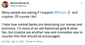 Kanadalı politikacı, federal seçim yaklaşırken Bitcoin'i desteklediğini söylüyor PlatoBlockchain Veri İstihbaratı. Dikey Arama. Ai.