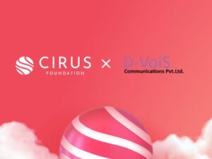 Cirus Foundation schließt strategische Vereinbarung mit D-VoiS PlatoBlockchain Data Intelligence ab Vertikale Suche. Ai.