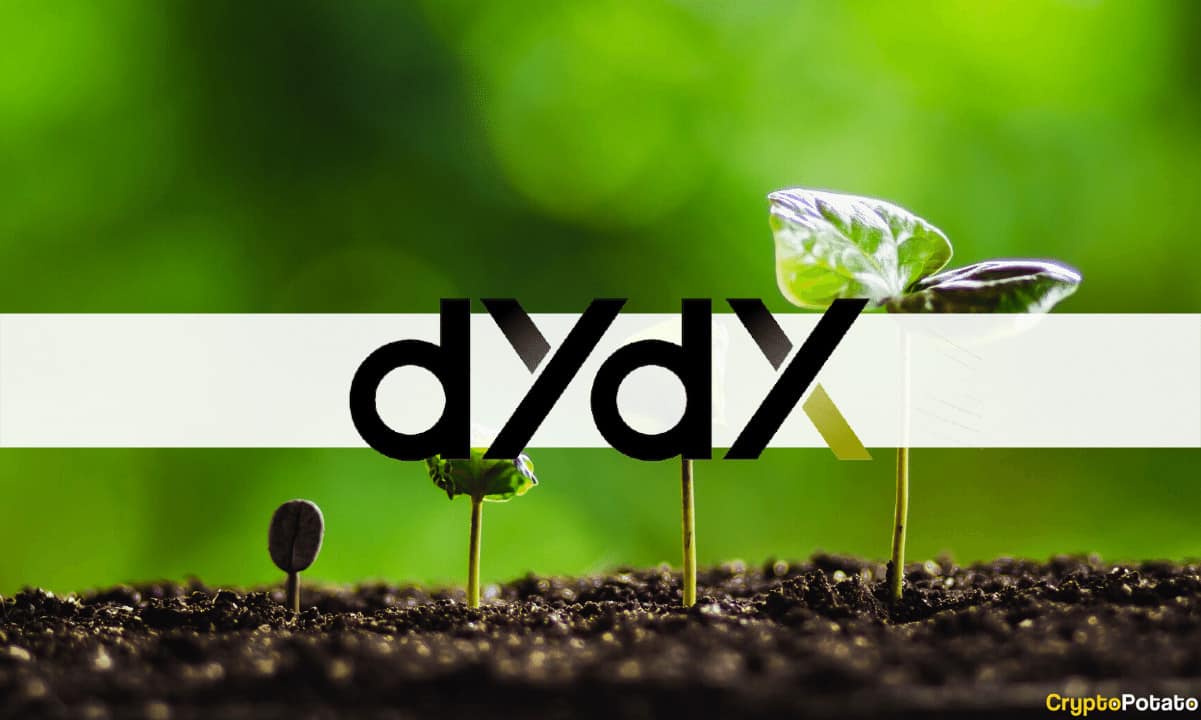 dYdX ट्रेडिंग वॉल्यूम कॉइनबेस से आगे निकल जाता है: DYDX पेंट्स नई ATH प्लेटोब्लॉकचैन डेटा इंटेलिजेंस। लंबवत खोज। ऐ.