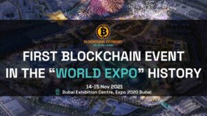 Primo evento Blockchain nella storia del "World Expo" PlatoBlockchain Data Intelligence. Ricerca verticale. Ai.