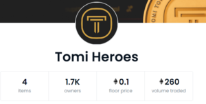 Grab a Spot in Tomi’s Presale by Bagging an NFT! 260+ ETH Raised so Far with Proceeds to Purchase TOMI then Burned PlatoBlockchain Data Intelligence. Vertical Search. Ai.