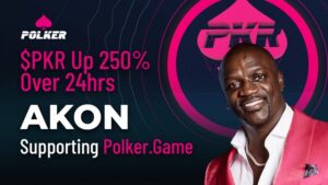 $PKR Up 250% Over 24hrs As Akon Shouts Out Polker.Game PlatoBlockchain Data Intelligence. Vertical Search. Ai.