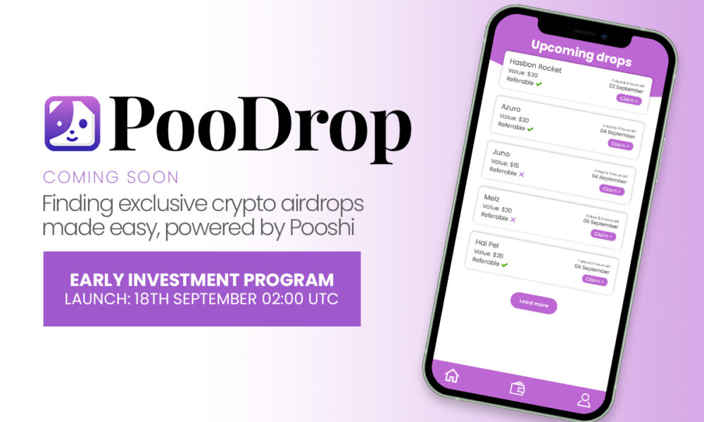 Pooshi to fair-launch on 18th September Airdrops PlatoBlockchain Data Intelligence. Vertical Search. Ai.
