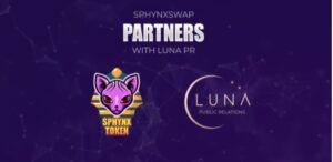 SphynxSwap ilmoittaa yhteistyöstä palkitun markkinointitoimisto Luna PR PlatoBlockchain Data Intelligencen kanssa. Pystysuuntainen haku. Ai.