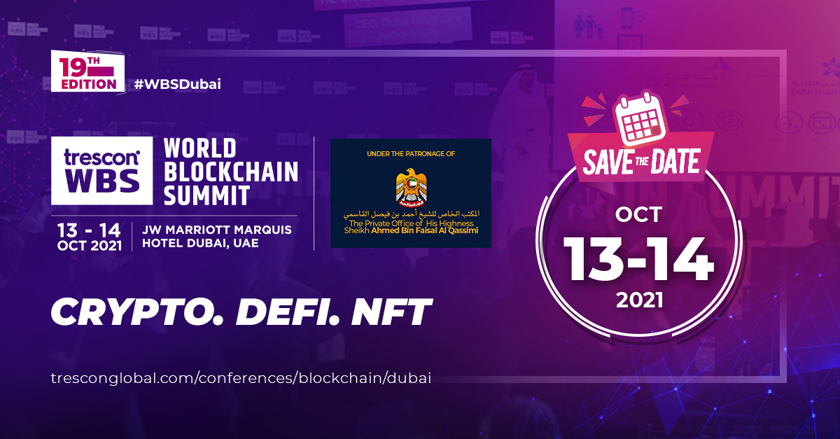 World Blockchain Summit이 대면 라이브 이벤트 PlatoBlockchain 데이터 인텔리전스와 함께 두바이로 돌아옵니다. 수직 검색. 일체 포함.