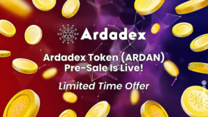 Ardadex پروٹوکول: ARDAN ٹوکن پہلے مرحلے کی فروخت ابتدائی سرمایہ کاروں کے ساتھ ریکارڈ بنانے کے لیے جاری ہے! پلیٹو بلاکچین ڈیٹا انٹیلی جنس۔ عمودی تلاش۔ عی