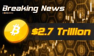 Bitcoin bricht Allzeithochs, da Kryptomärkte die Marke von 2.7 Billionen US-Dollar erreichen PlatoBlockchain Data Intelligence. Vertikale Suche. Ai.