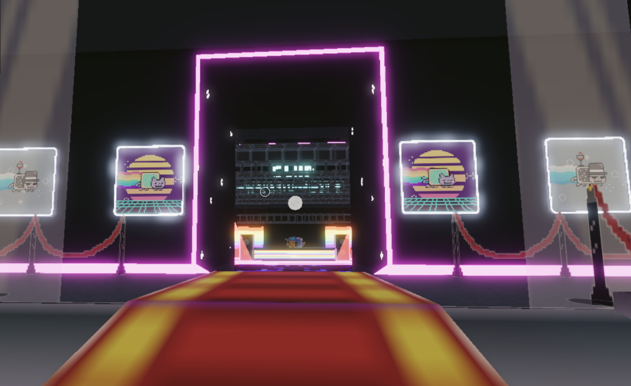 Club Nyan Cat entrance, Oct 2021