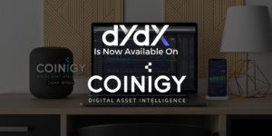 dYdX اکنون برای نمودار در هوش داده Coinigy PlatoBlockchain در دسترس است. جستجوی عمودی Ai.