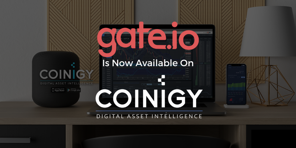 A Gate.io már elérhető a Coinigy-n! PlatoBlockchain adatintelligencia. Függőleges keresés. Ai.