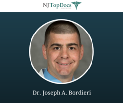 NJ Top Docs on tarkistanut ja hyväksynyt Dr. Joseph A. Bordierin vuoden 2021 PlatoBlockchain Data Intelligencelle. Pystysuuntainen haku. Ai.
