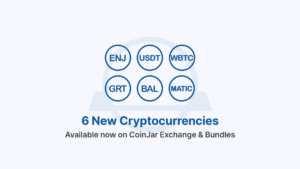 USDT, MATIC, ENJ + more added to CoinJar Exchange and Bundles. PlatoBlockchain Data Intelligence. Vertical Search. Ai.