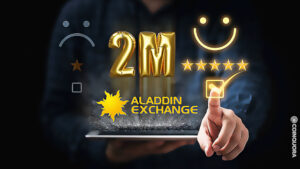 Aladdin Exchange превысил удовлетворенность клиентов текущими событиями и достиг 2 миллионов пользователей. PlatoBlockchain Data Intelligence. Вертикальный поиск. Ай.