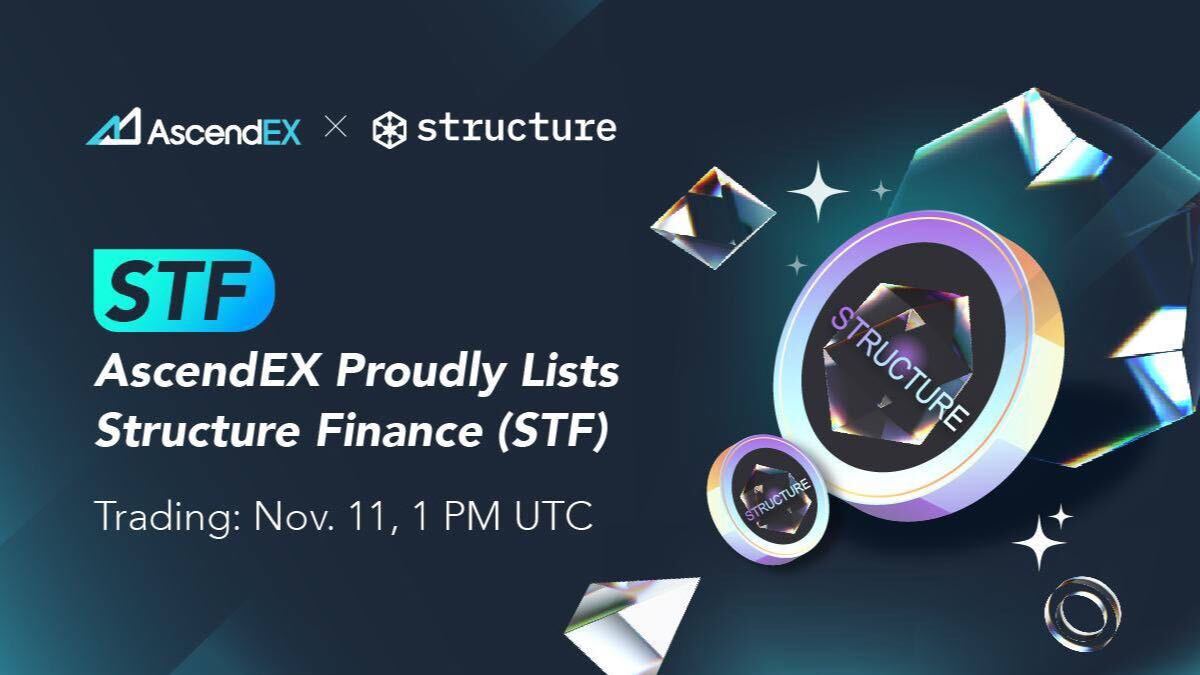 AscendEX tillkännager listningen av Structure Finance Token (STF) PlatoBlockchain Data Intelligence. Vertikal sökning. Ai.