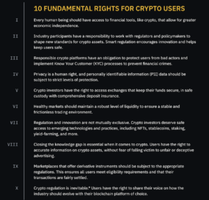 Binance Publishes Bill of Rights for Crypto Users PlatoBlockchain Data Intelligence. Vertical Search. Ai.