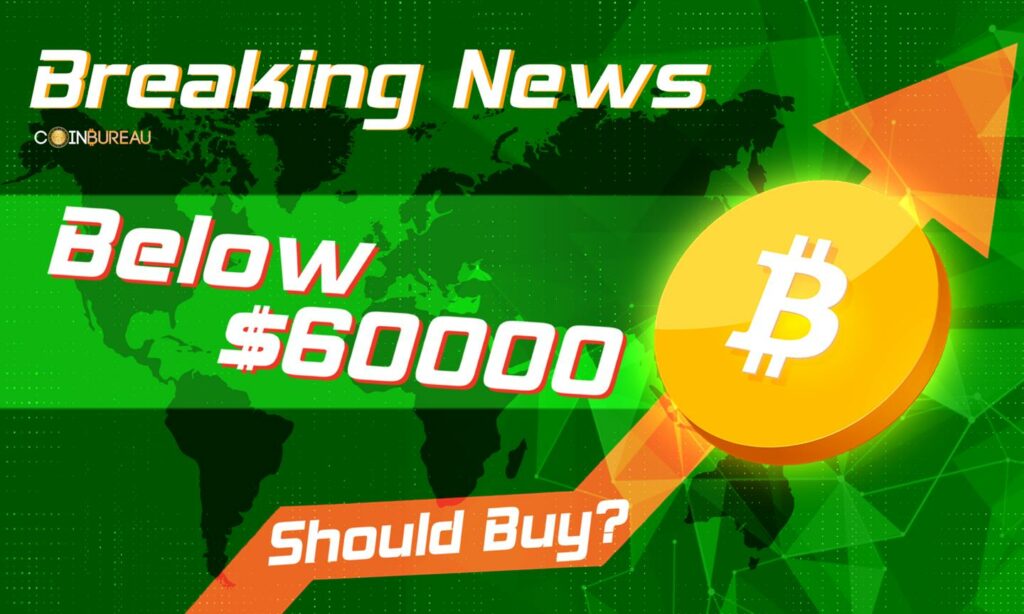 Bitcoin alle 60 10 dollaria ensimmäistä kertaa XNUMX päivässä – pitäisikö sinun ostaa dippi? PlatoBlockchain Data Intelligence. Pystysuuntainen haku. Ai.