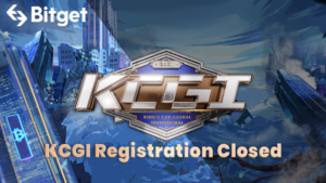 Bitget KCGI-registrering lukket med rekordantal deltagere PlatoBlockchain Data Intelligence. Lodret søgning. Ai.