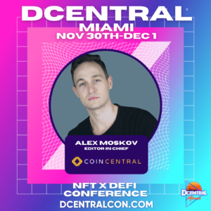 CoinCentral Partners with DCentral Miami for Largest NFT & DeFi Conference Ever PlatoBlockchain Data Intelligence. Vertical Search. Ai.