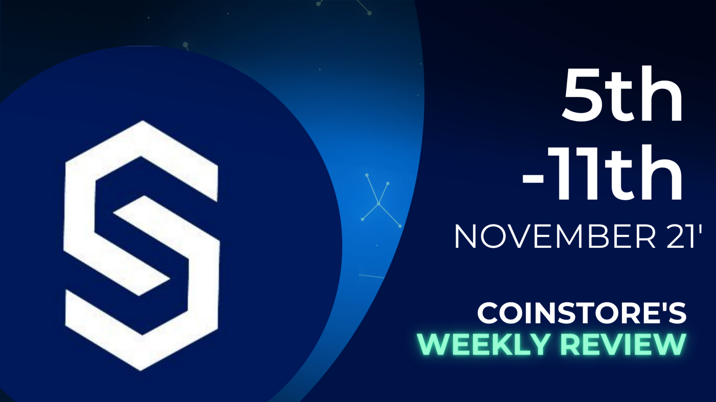 Coinstore’s Weekly News: 5–11 Nov tips and tricks PlatoBlockchain Data Intelligence. Vertical Search. Ai.