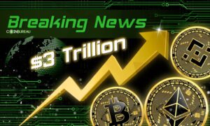 Krypto-Marktkapitalisierung erreicht Rekordmarke von 3 Billionen US-Dollar, da Bitcoin, Ethereum und Binance-Münzen alle PlatoBlockchain-Datenintelligenz pumpen. Vertikale Suche. Ai.