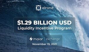 Elrond ประกาศโครงการจูงใจสภาพคล่อง 1.29 พันล้านดอลลาร์สำหรับการเปิดตัว Maiar DEX ในวันที่ 19 พฤศจิกายน PlatoBlockchain Data Intelligence ค้นหาแนวตั้ง AI.