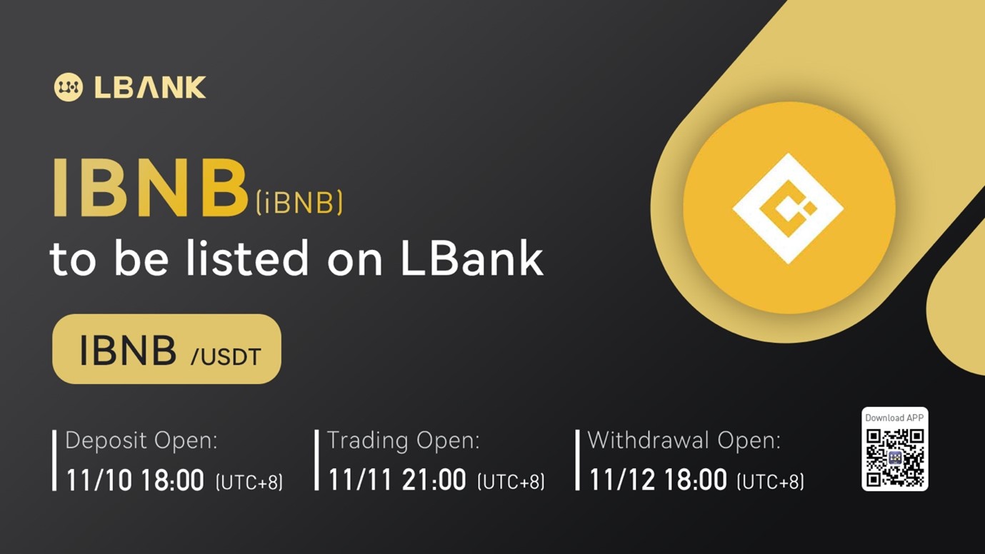 LBank Exchange Will List iBNB on November 11, 2021 Financial Derivatives PlatoBlockchain Data Intelligence. Vertical Search. Ai.