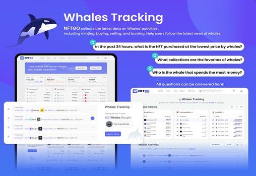 Провідний постачальник даних NFT NFTGO запускає свою нову важливу функцію: Whales Tracking PlatoBlockchain Data Intelligence. Вертикальний пошук. Ai.