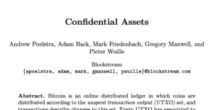 Liquid For Bitcoiners: Confidential Transactions PlatoBlockchain Data Intelligence. Vertical Search. Ai.