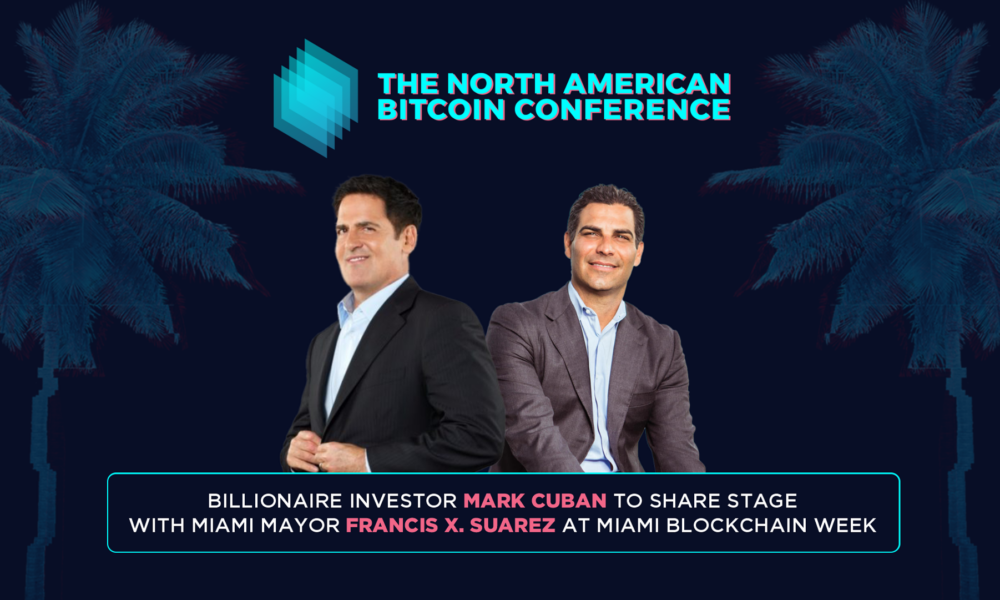 Mark Cuban and Miami mayor Francis X. Suarez to share stage at Miami Blockchain Week Blockchain Capital PlatoBlockchain Data Intelligence. Vertical Search. Ai.