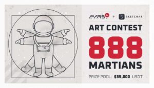 Mars4 and Sketchar Team up to Launch Martians888 NFT Art Contest PlatoBlockchain Data Intelligence. Vertical Search. Ai.