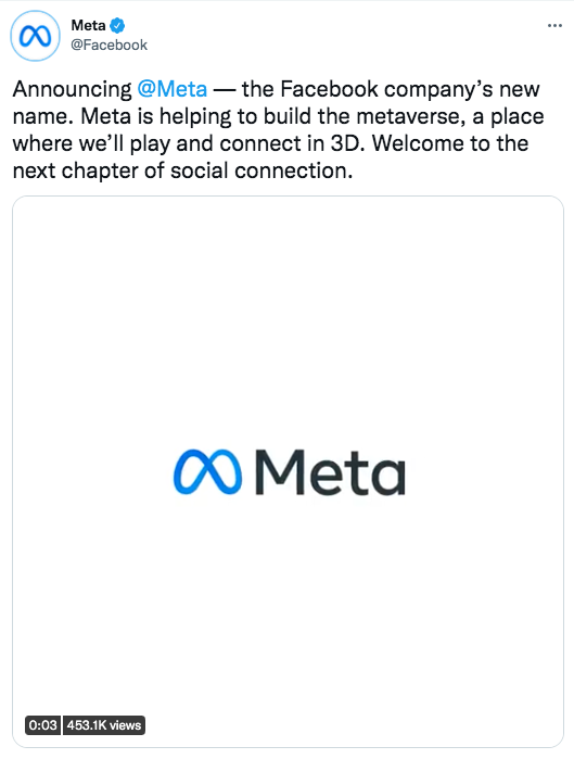 Metas Metaverse PlatoBlockchain Data Intelligence. Vertikal sökning. Ai.