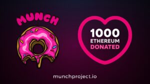MUNCH Hits Record-Breaking 1000 ETH Charity Donation Milestone PlatoBlockchain Data Intelligence. Vertical Search. Ai.