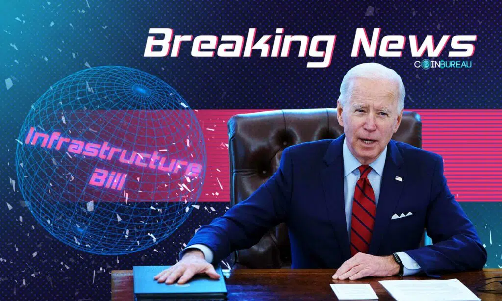 Prezydent Biden podpisuje ustawę infrastrukturalną, gdy senatorowie próbują zmienić przepis dotyczący kryptowalut PlatoBlockchain Data Intelligence. Wyszukiwanie pionowe. AI.