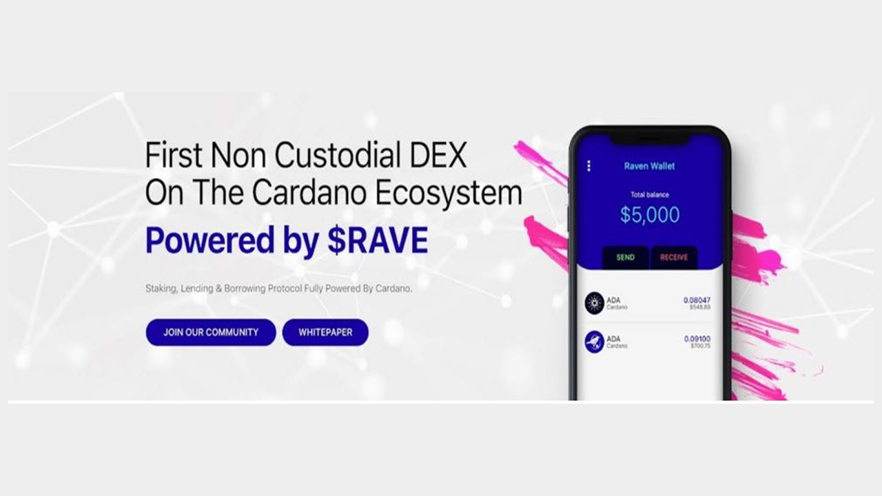 Ravendex, a Decentralized Crypto Exchange, Is Working on the First Non-custodial Decentralized Exchange Built on the Cardano Blockchain. PlatoBlockchain Data Intelligence. Vertical Search. Ai.