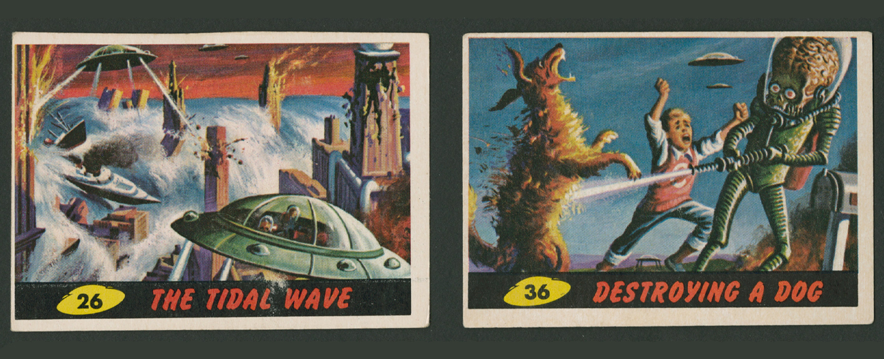 Topps brengt NFT's uit met op Science Fiction-thema gebaseerde Collectible Card Series Mars Attacks