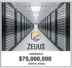 ZEUUS Inc. ประกาศการยื่นคำเสนอซื้อในแบบฟอร์ม 1-A ตามระเบียบ A กับสำนักงานคณะกรรมการกำกับหลักทรัพย์และตลาดหลักทรัพย์ (SEC) เพื่อระดมทุน $75,000,000 PlatoBlockchain Data Intelligence ค้นหาแนวตั้ง AI.