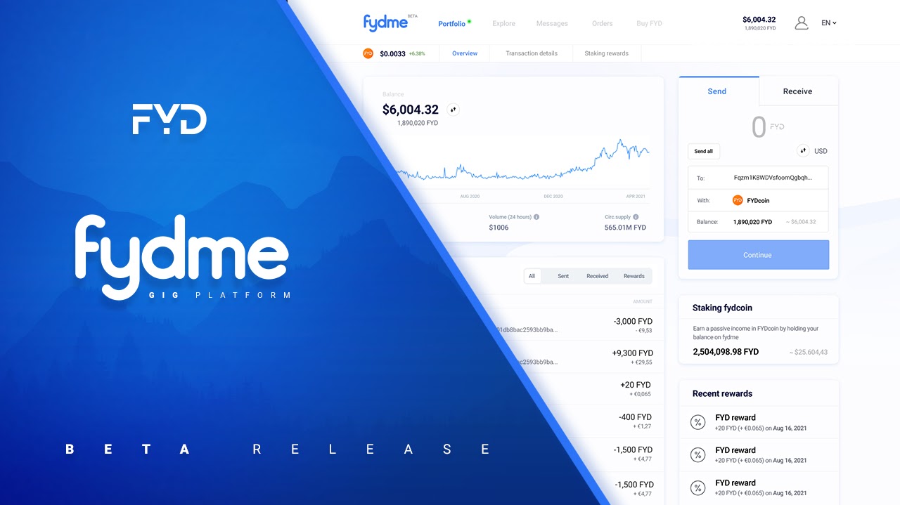 First Look at FYDme BETA Release First Look PlatoBlockchain Data Intelligence. Vertical Search. Ai.