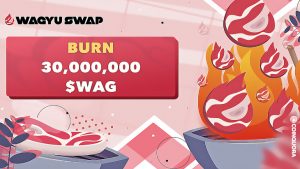 WagyuSwap DEX Burns 30 Million of $WAG; 7% of Total Supply is Now Gone PlatoBlockchain Data Intelligence. Vertical Search. Ai.